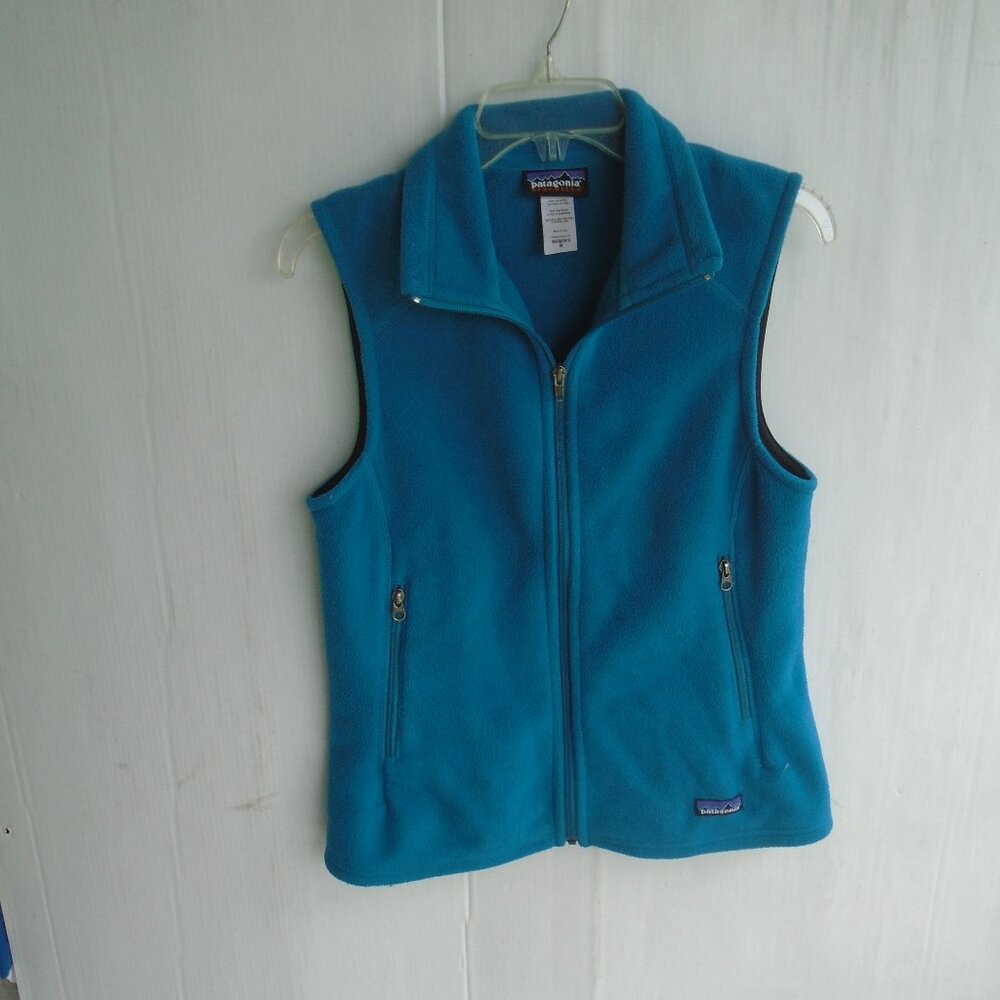 Patagonia Synchilla Womens Full-Zip Vest Size M Blue
